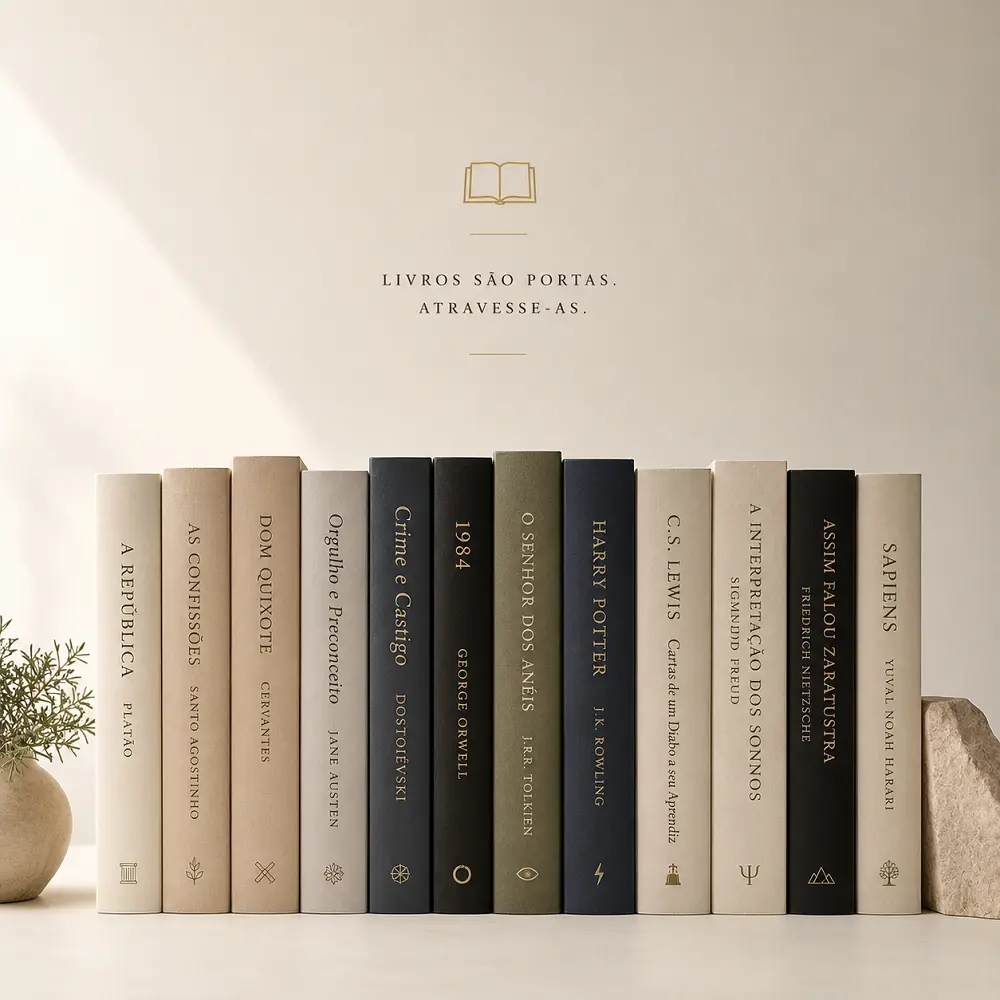 Livros usados à venda no Oba Sebo, Curitiba