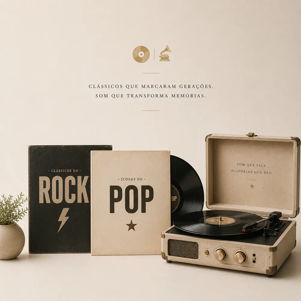 Disco de Vinil e LP à venda no Oba Sebo, Curitiba