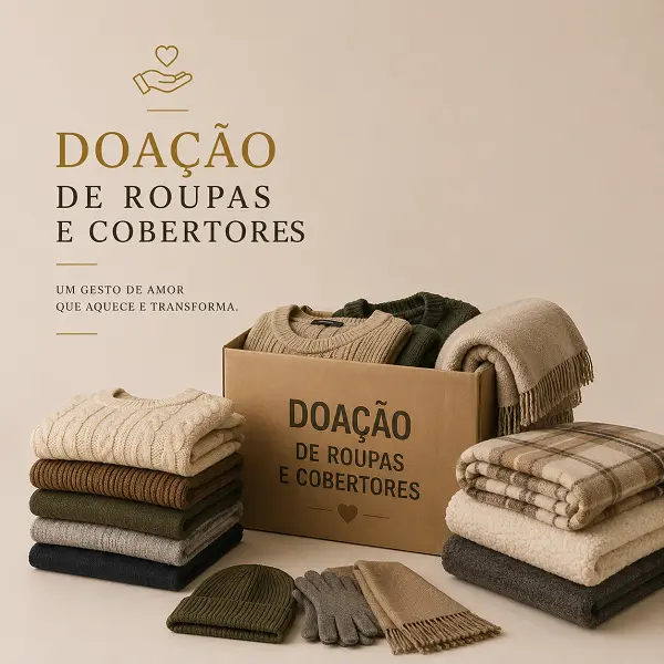 Doação de Roupas e Cobertores em Curitiba — Oba Sebo e Livraria