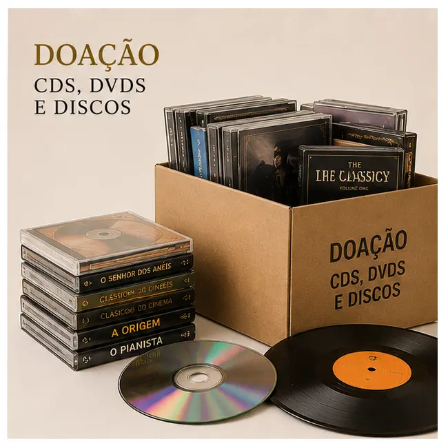Oba Sebo e Livraria Curitiba - Doação de CDs, DVDs e Discos de Vinil